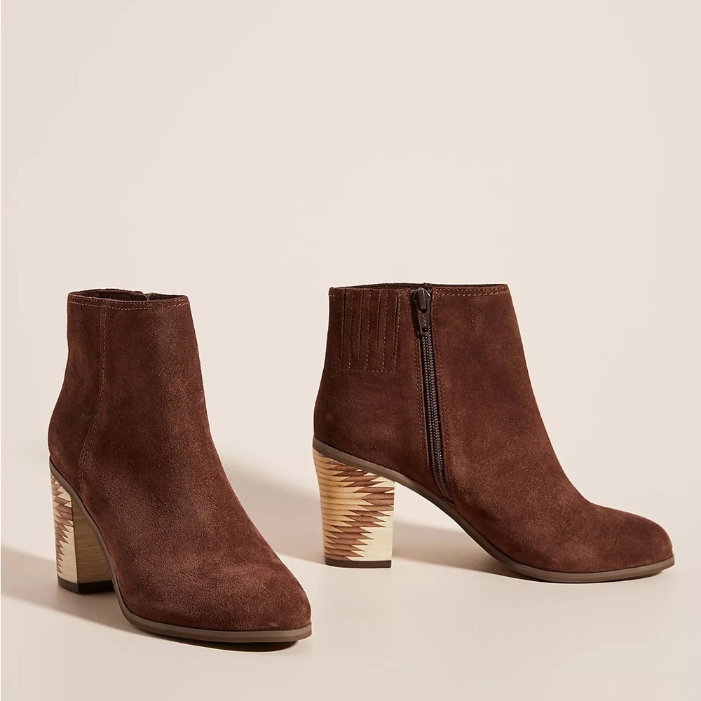 Seychelles Chocolate Suede Ankle Boots Women’s 7.5